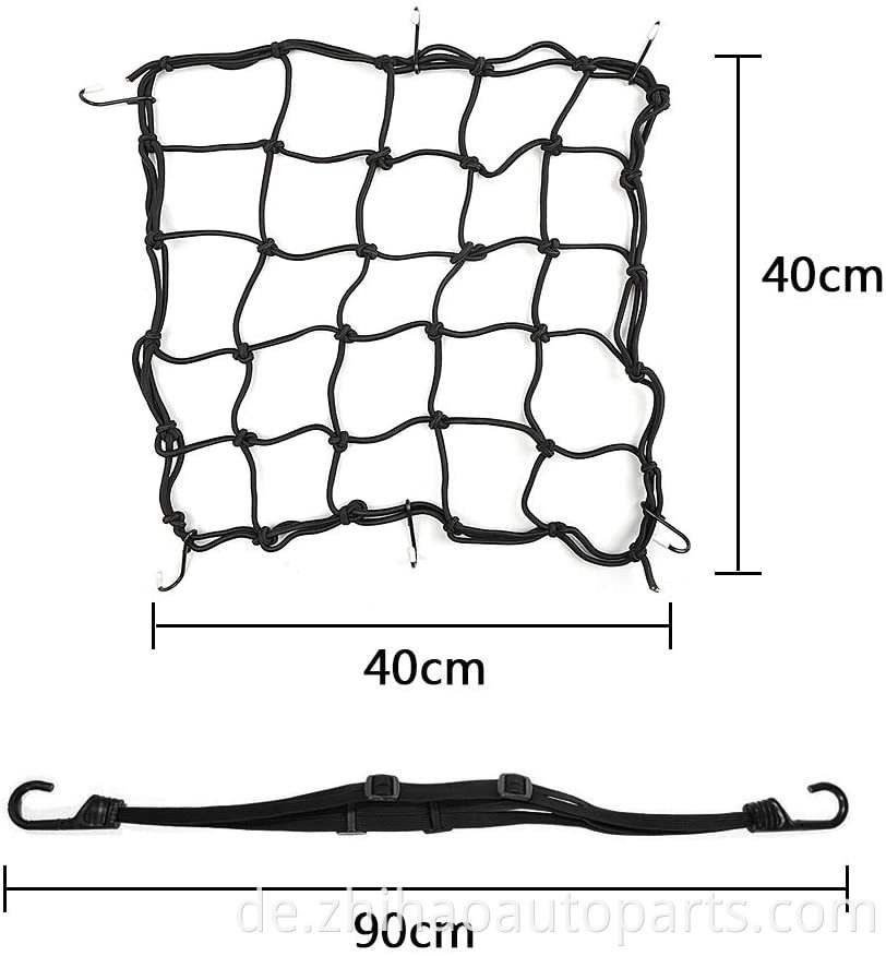 cargo net and rope